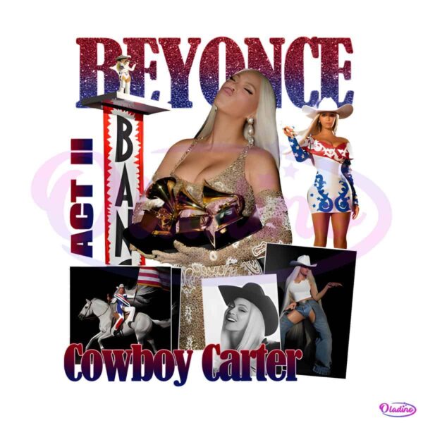 Glitter Beyonce Cowboy Carter Tour 2025 Act Ii PNG