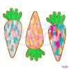 Glitter Boho Colorful Easter Carrot PNG