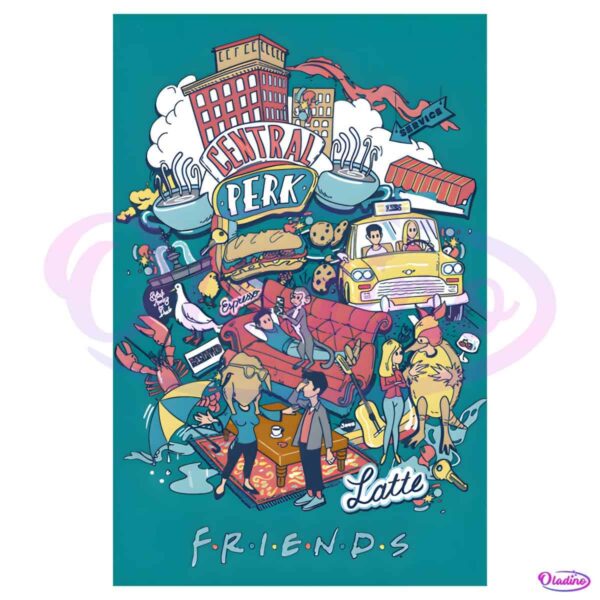 Greatest Show Central Perk Friends 30Th PNG