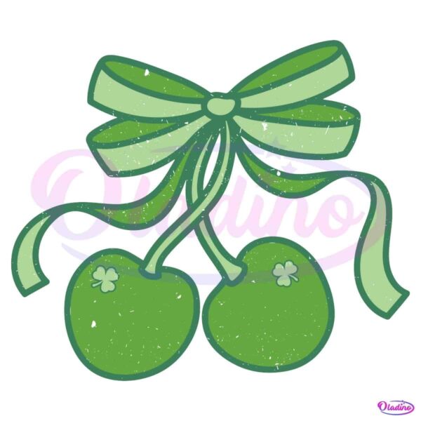 Green Bow Coquette St Patricks Day Png