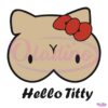 Hello Titty Parody Kitty Boobs SVG