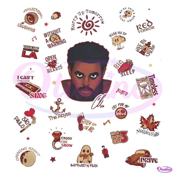 Hurry Up Tomorrow The Weeknd Album Element PNG