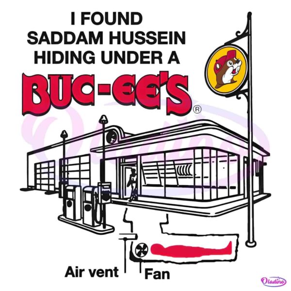 I Found Saddam Hussein Hiding Under A Buc Ees PNG