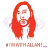 Im With Allan Face Funny Meme SVG