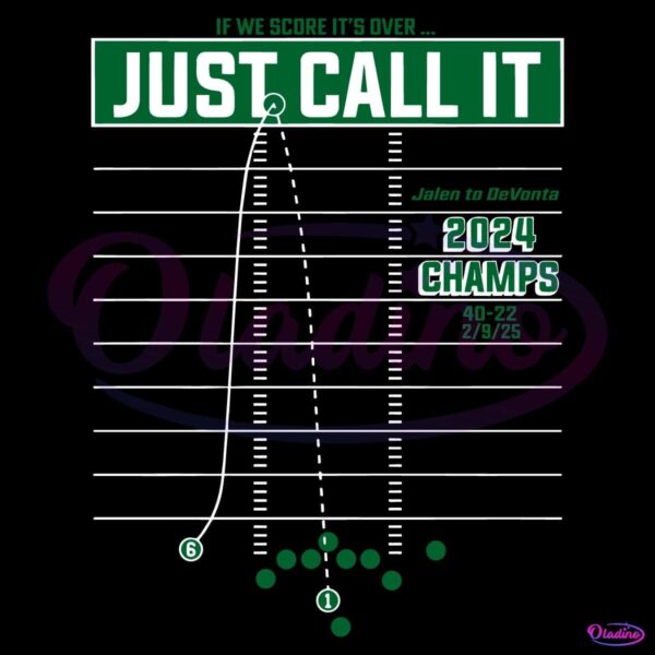 Jalen Hurts Devonta Smith Just Call It 2024 Champs SVG