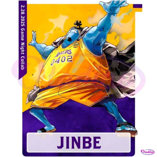 Jinbe Los Angeles Lakers X One Piece PNG