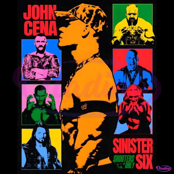 John Cena Sinister Six Punk Orton Lesnar The Rock Edge Batista PNG