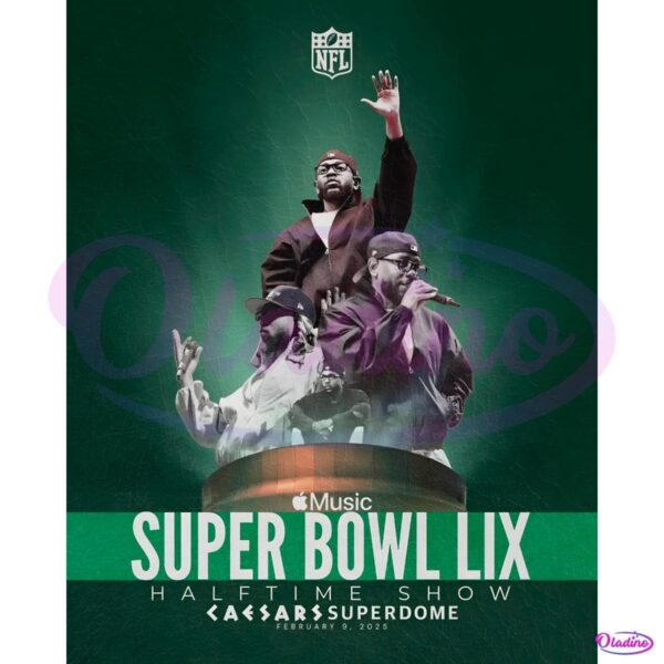 Kendrick Lamar Super Bowl LIX Halftime Show Feb 9 2025 PNG