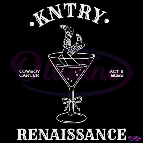 Kntry Renaissance Beyonce Cowboy Carter Act Ii 2025 SVG