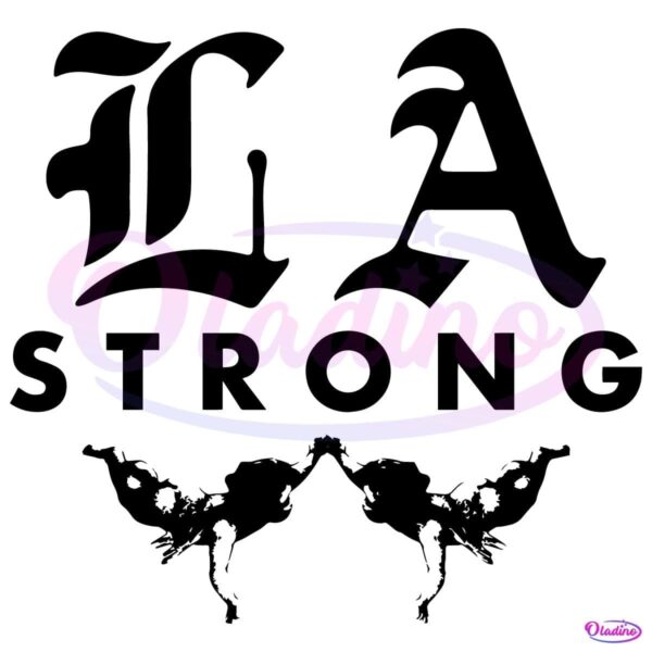 La Strong Two Angel Wildfires SVG