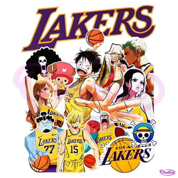 Laker X One Piece PNG