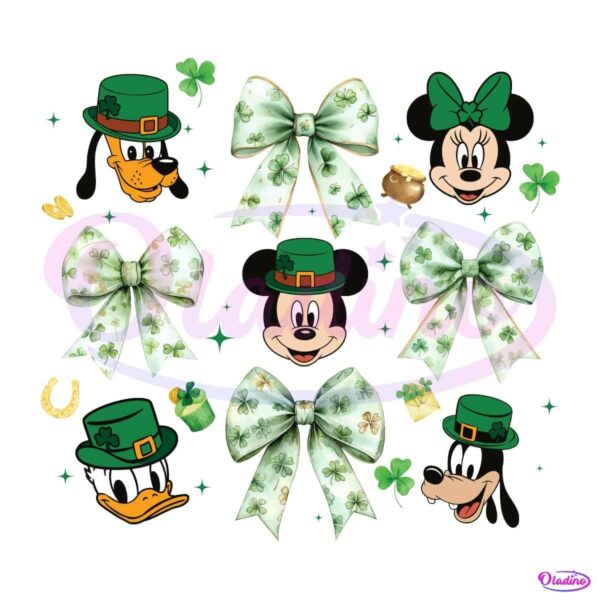 Lucky Coquette Bow Leprechaun Disney Friends PNG
