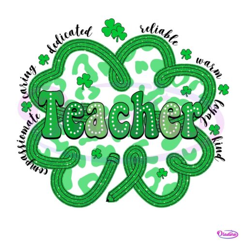 Lucky Teacher St Patricks Day Teacher Pencil Shamrock Png