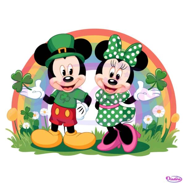 Magical Shamrock Adventure Disneys Leprechaun Mickey Minnie PNG
