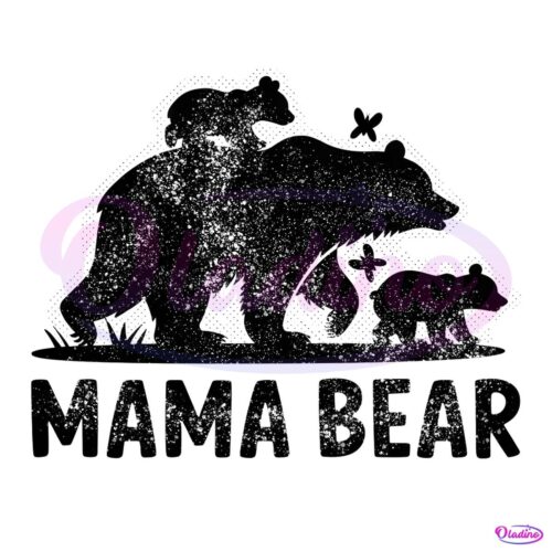 Mama Bear Love Happy Mothers Day SVGPNG