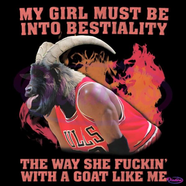 My Girl Must Be Into Bestiality Michael Jordan Funny Meme PNG