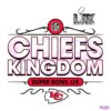 NFL Chiefs Kingdom Super Bowl LIX Logo SVG