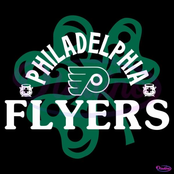 Philadelphia Flyers St Patricks Day Richmond Shamrock SVG