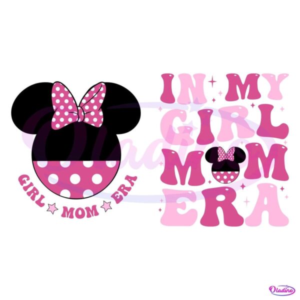 Pink In My Girl Mom Era Mothers Day SVG