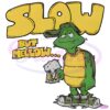 Retro 70S Turtle Beer Slow But Mellow PNG