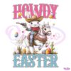 Retro Cute Howdy Bunny Western Easter Day PNG
