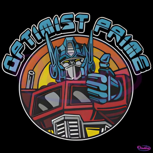Retro Optimus Prime Thumbs Up PNG