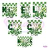Retro St Patricks Day Nurse Glitter Coquette Bow PNG Bundle