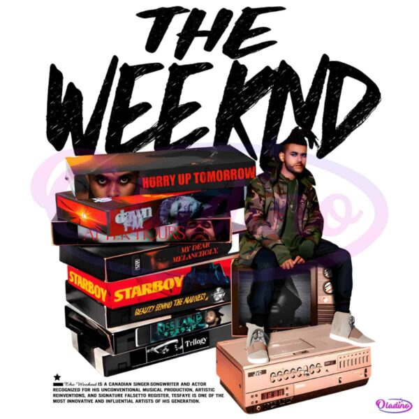 Retro The The Weeknd Albums Cassette PNG