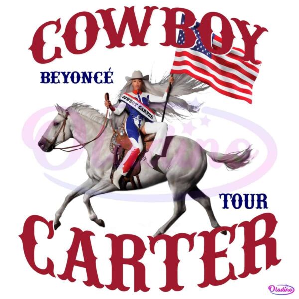 Retro Vintage Cowbot Carter Tour Beyonce Rodeo PNG