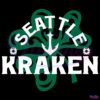 Seattle Kraken St Patricks Day Shamrock SVG Design