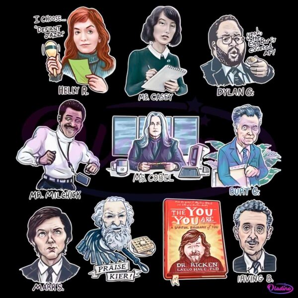 Severance Cast Portraits Apple Tv Series PNG