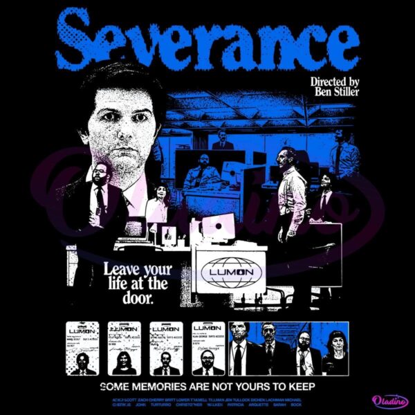 Severance Tv Show Leave Your Life At The Door PNG