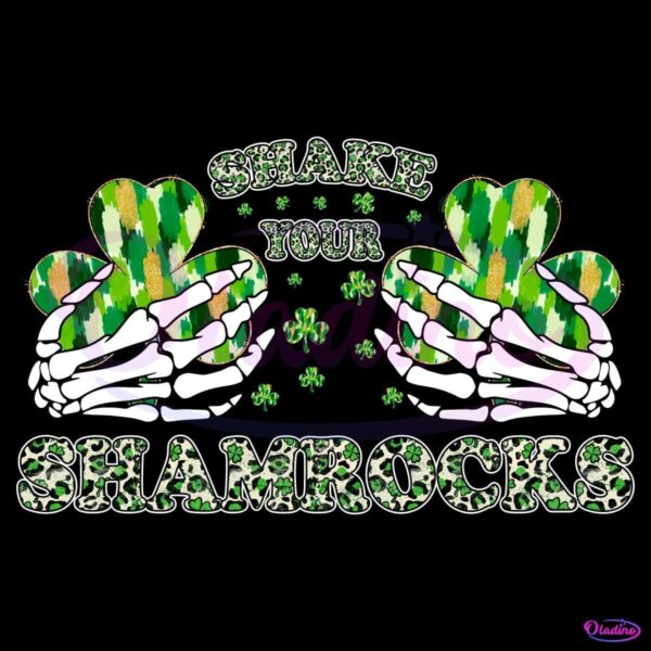 Shake Your Shamrocks Funny Adult Humor St Patricks Day PNG