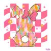 Sparkling Bunny Checkered Easter SVGPNG Delight