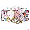 Springtime Blossoms Easter Nurse PNG
