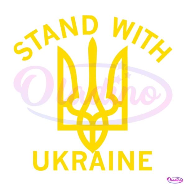 Stand With Ukraine SVG