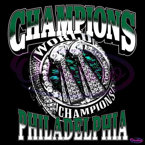 Super Bowl Champions Philadelphia World Champions Ring PNG