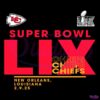 Super Bowl LIX Chiefs New Orleans 2025 SVG