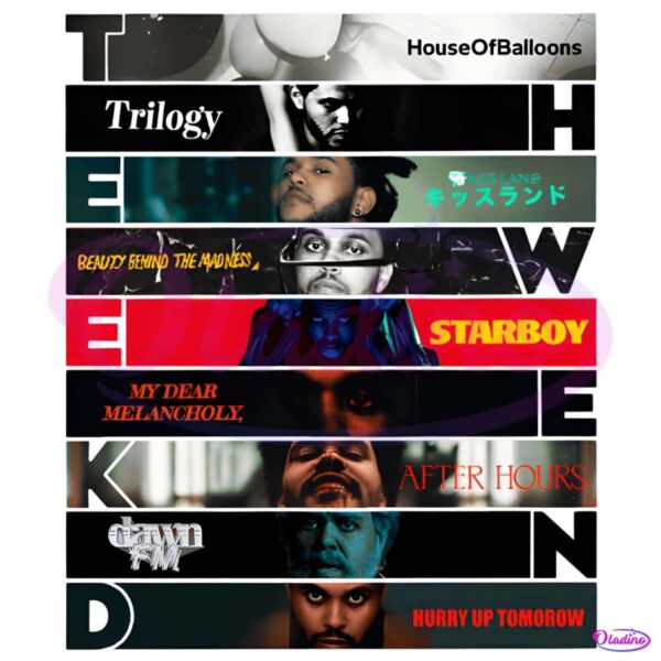 The Weeknd Alphabet Album PNG