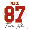 Travis Kelce 87 Wears The No 87 PNG