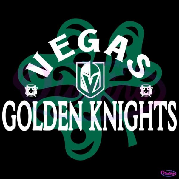 Vegas Golden Knights St Patricks Day Richmond Shamrock SVG