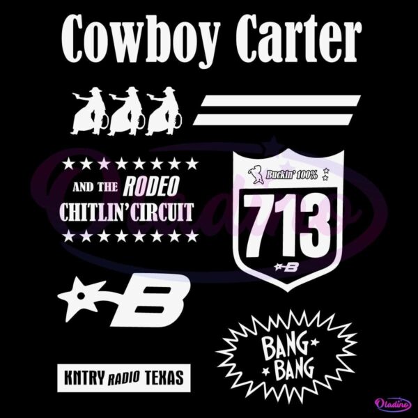 Vintage Beyonce Cowboy Carter And The Rodeo Chitlin Circuit SVG