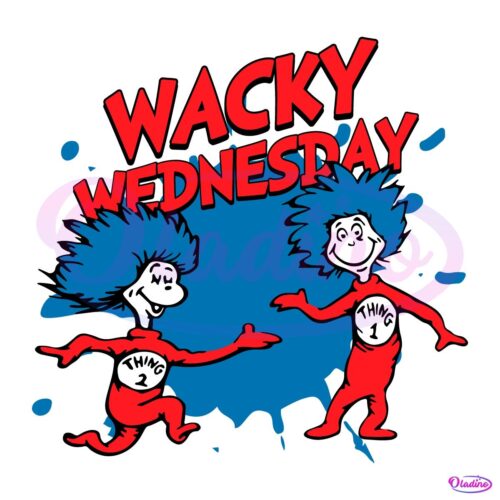 Wacky Wednesday Read Across America PNG