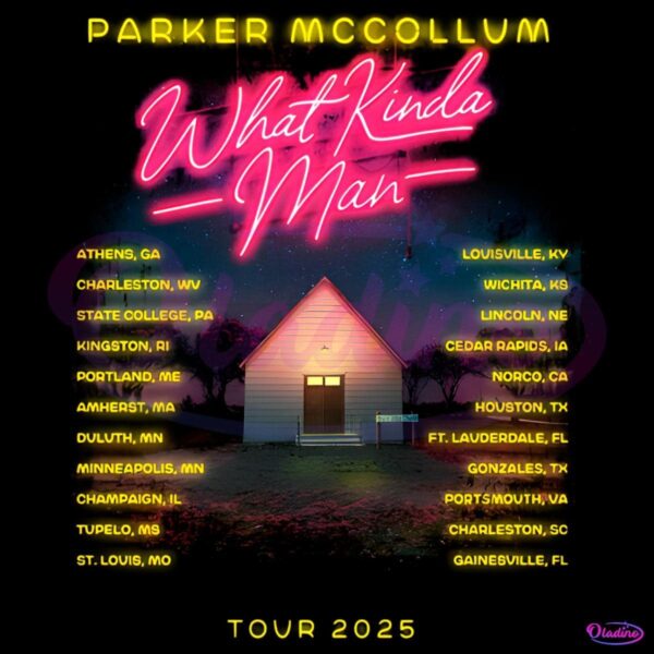 What Kinda Man Parker Mccollum Tour 2025 PNG