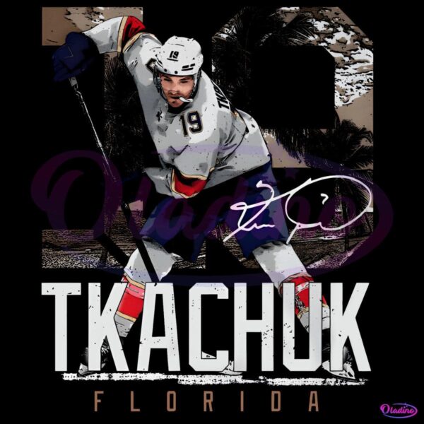 19 Tkachuk Florida Signature PNG