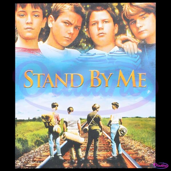 1986 Stand By Me Vintage Film Poster PNG