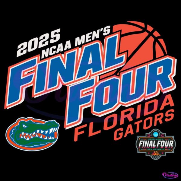 2025 Ncaa Mens Final Four Florida Gators Basketball SVG