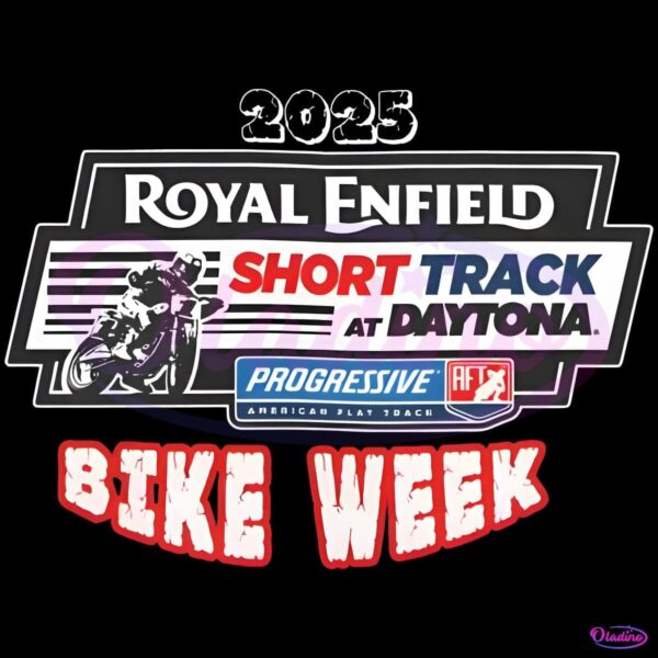 2025 Royal Enfield Short Track At Daytona Bike Week Logo PNG