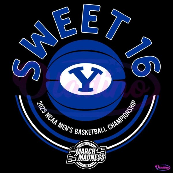 2025 Sweet Sixteen Byu Cougars Basketball SVG