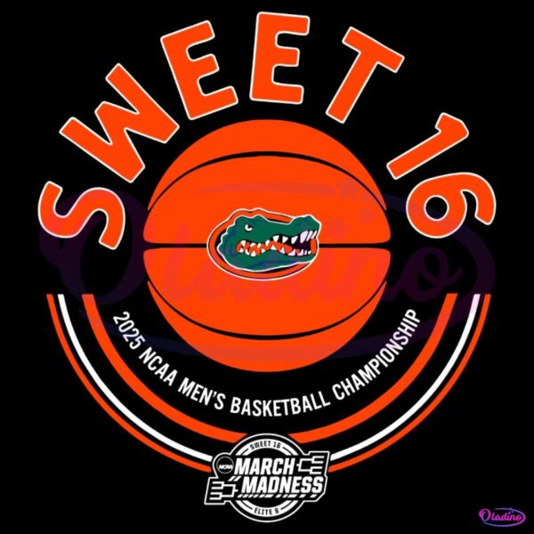 2025 Sweet Sixteen Florida Gators Basketball SVG